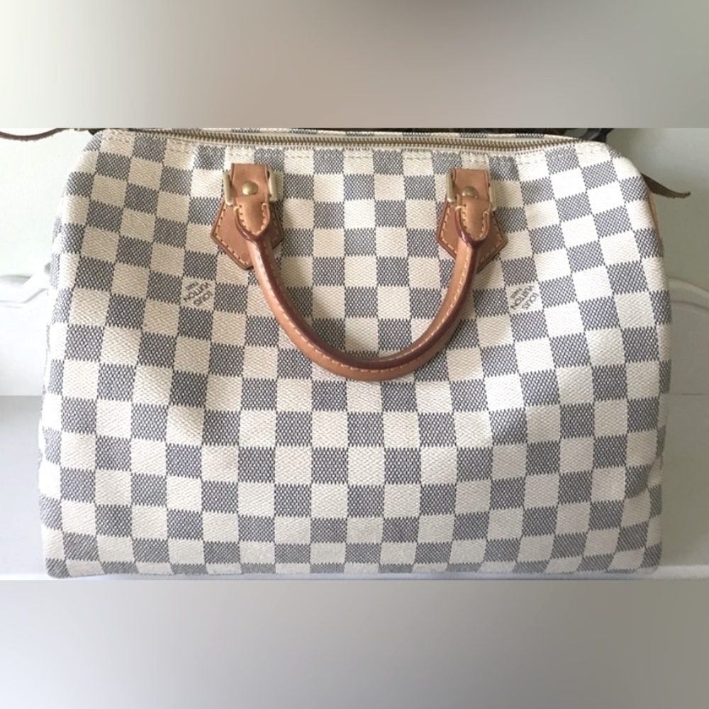 Authentic Louis Vuitton Damier Azur Speedy 30